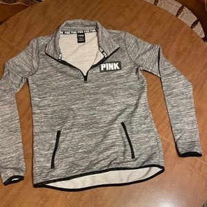 Pink 3/4 zip up shirt